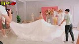 每个女孩都有一个婚纱梦，大拖尾你一定不要错过