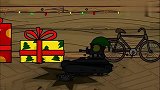 坦克世界动画：圣诞帽坦克开始派送礼物呀，坎普斯却很不友好！
