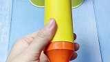 用家里的纸巾筒和气球就能做个好玩的发射小玩具