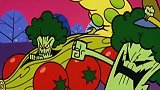 飞天小女警：花椰菜大军进攻地球，攻击！一起吃掉它们！