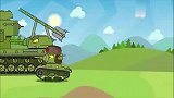 《坦克世界》动画：巨型坦克跑得快就是有优势，不然小命都不保！