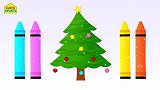 儿童动画：圣诞树和Craynes