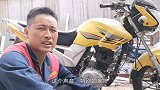 农民把汽车消音器，改装在摩托车上面，看这效果赛车的级别