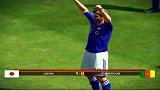 E组日本VS喀麦隆 -日本胜喀麦隆小爆冷 本田圭佑进制胜球-100622