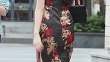 上海美女穿旗袍，女人味十足