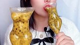 哈喽，百香果又来啦，没有加水和蜂蜜，忒酸了！
