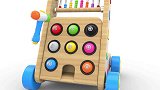 启蒙教育 3D动画木锤街车玩具 趣味学习颜色