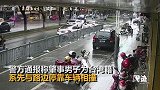 苏州一台湾籍男子肇事逃逸后 路口追尾再撞4车致1死