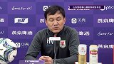 郝伟：每场比赛都不是靠嘴说出来的 希望用实际行动说话