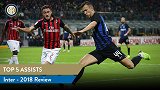国米2018五大助攻：二弟灵性脚后跟 佩剑手榴弹式喂饼