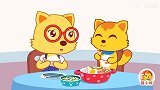 搞笑动画短片为什么要站着吃饭呢猫小帅