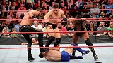 WWE-18年-RAW第1295期：三对三组队赛 米兹明星伙伴VS巴洛尔俱乐部-单场