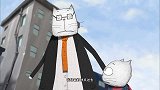 云彩面包：猫先生正在签文件，馆长和警官就催促他去参加讲座