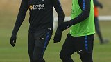 训练赛也要认真对待！国米训练巴莱罗舍身飞铲门线救险