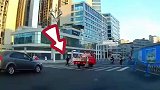 大哥以为碾到孩子惊恐下车，发现是狗后脸色逐渐平静