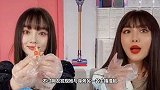 李小璐直播带货战绩不错，意外撞脸美女主持，网友直呼：分不清！