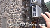 父子房车露营睡在1.5米的大床上，起床就去敲石头