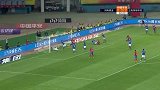 申花门将后卫解围配合失误 冯卓毅门线捡漏扳平比分
