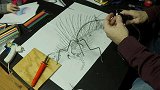 国外大佬用铁丝粘土等工具制作的爬行动物骨架！成品真是相当帅气