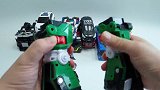 11款不同车型货车赛车工程车机器人玩具