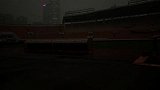 天色已晚赛前天河还未开灯 上港全队雨中摸黑训练