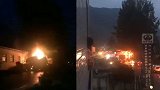 峨眉山境内发生严重车祸  多车相撞：已造成1死8伤