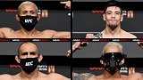 UFC256称重集锦：全部选手过磅 收官数字赛明日打响