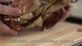 真叫人大开眼界，螃蟹原来这么加工的，效率太高了