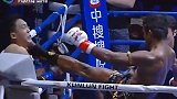 泰拳王播求让中国名将两次读秒，最终一击高扫成功KO获胜