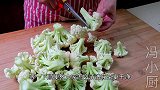 花菜好吃有技巧，看看饭店里是怎样做的香辣脆嫩，下酒又下饭