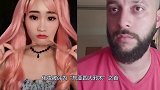 男子目睹丑女直播化妆，直接被吓傻，难道是传说中的“换头”？
