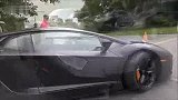 实拍亚光黑色兰博基尼Aventador