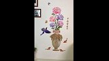 家里的餐厅太单调了，这款装饰画，贴上之后美观耐看上档次