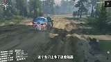 五菱神车走泥路越野，打开四驱和差速锁速度也太快了！