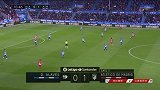 第11分钟马德里竞技球员迭戈·科斯塔进球 阿拉维斯0-2马德里竞技