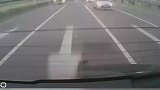 后车追尾视频车，导致连锁效应