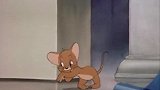 猫和老鼠：汤姆在听鬼故事，给他吓得后背都结冰了，太恐怖了
