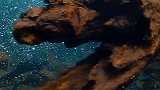 在蔚蓝的天空下，湖水是那样的湛蓝，像你一样晶莹透彻.