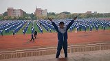 现在的学生的课间操都这么有创意了吗，比我们小时候幸福多了