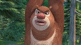熊出没：不愧是森林之子，这一箭下去，直接射穿绳子
