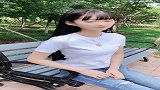 小姐姐跳手势舞，这笑容好甜，网友：是心动的感觉