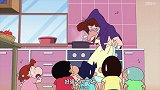 蜡笔小新：妮妮妈妈本色出演邪恶巫婆，小新和伙伴们扮演白雪公主