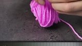 我来教你自制毛绒脚垫吧，看完视频的你学会怎么做了吗