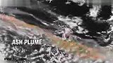 NASA卫星影像显示欧洲遭火山灰吞噬画面