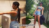 吉克隽逸告诉你美和肤色无关，健美的身材很吸睛，穿衣风格超大胆
