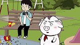 猪屁登：不爱护环境的大叔乱丢垃圾，和屁登做了一个月赌约