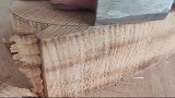 原来圆柱木头都是这样制作的，接下来这位操作，看完又学会一招！
