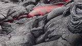 火山熔浆，看起来还挺美的！