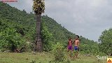 荒野小孩：野外烤条香喷喷的野生鱼，肚子饿吧唧吧唧吃起来！