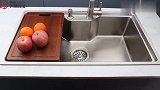 厨房新品推荐，普鲁士不锈钢单槽J9